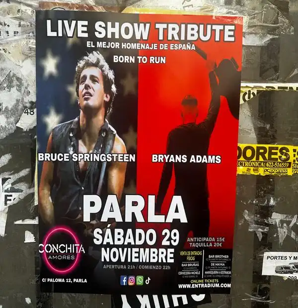 imagen de un cartel publicitario colocado en la ciudad de Parlas por carteles.madrid